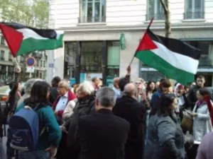 Un rassemblement à Lyon après l’abordage meurtrier de la marine israélienne près de Gaza