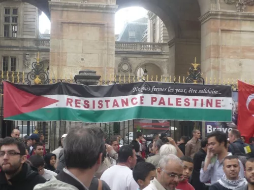 Un rassemblement lundi soir à Lyon en soutien au peuple palestinien