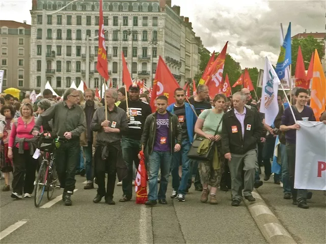 30 000 manifestants mobilisés à Lyon selon les syndicats