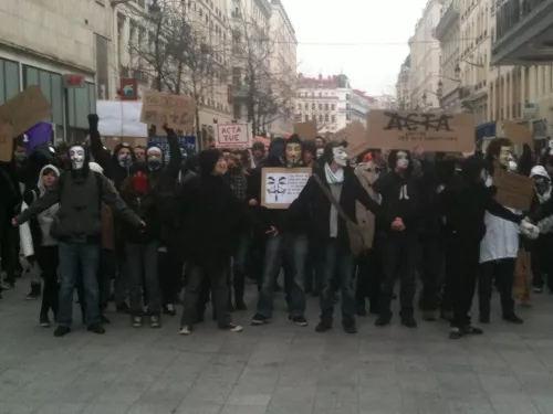 Les Anonymous de retour dans Lyon