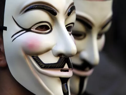Le phénomène Anonymous s'empare de Lyon