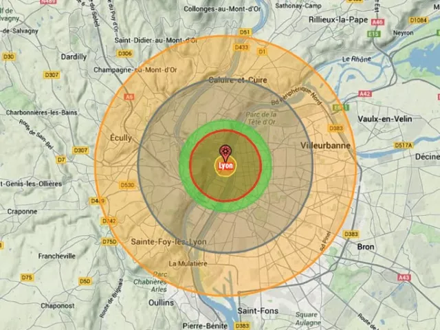 Lyon dévastée par une bombe nucléaire : l'étude qui fait froid dans le dos