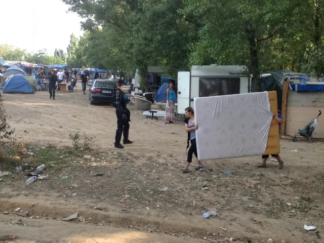 Camp de Roms à Saint-Fons : une centaine de personnes expulsée ce vendredi