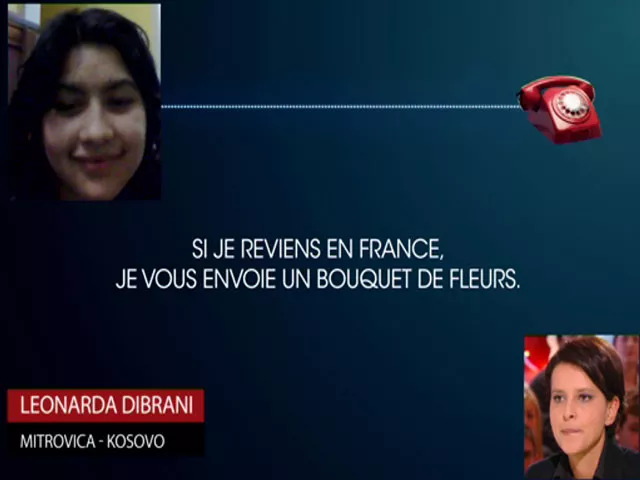 Najat Vallaud-Belkacem interpellée par Leonarda sur Canal Plus - VIDEO