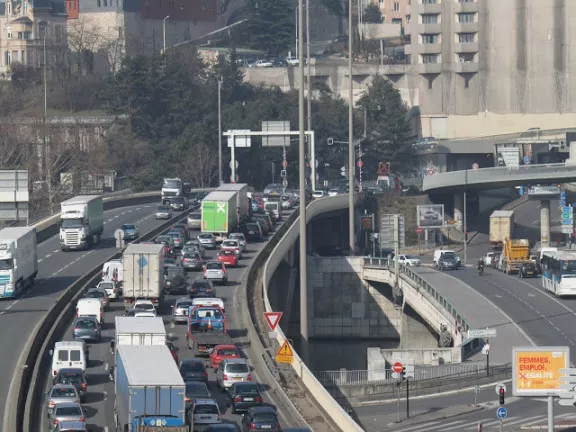 Nouvelle étude sur les embouteillages à Lyon