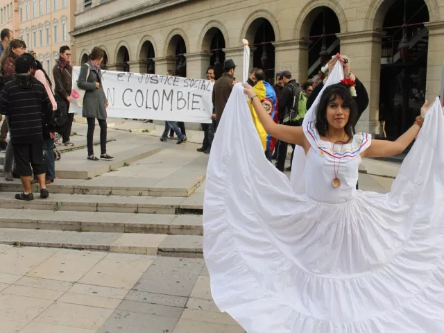 Une cinquantaine de personnes réunies à Lyon pour la Colombie