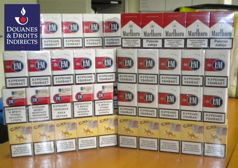 430 cartouches de cigarettes saisies à l'aéroport de Lyon