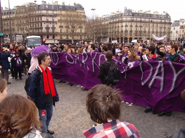 Un mouvement " No Sarkozy Day" à Lyon 