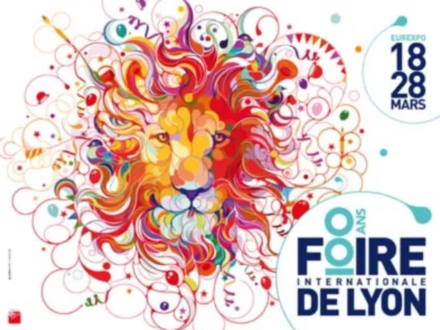 Un lion d’anniversaire et un logo spécial : la Foire de Lyon fête ses 100 ans