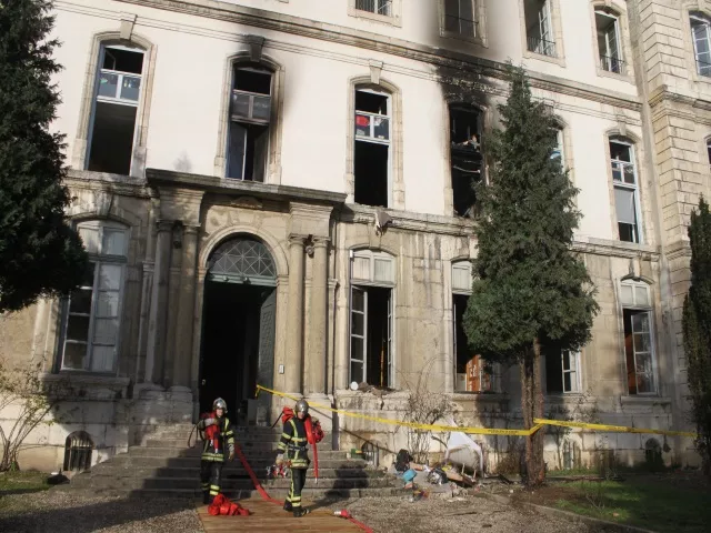 Incendie au foyer Saint-Irénée : une personne en garde à vue