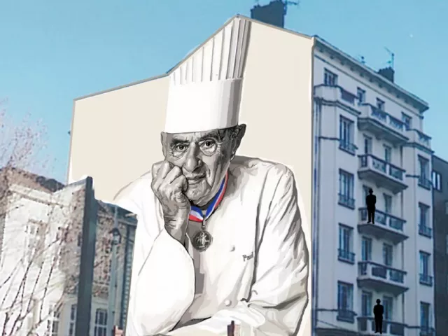 Lyon : une fresque vidéo et lumières pour rendre hommage à Paul Bocuse