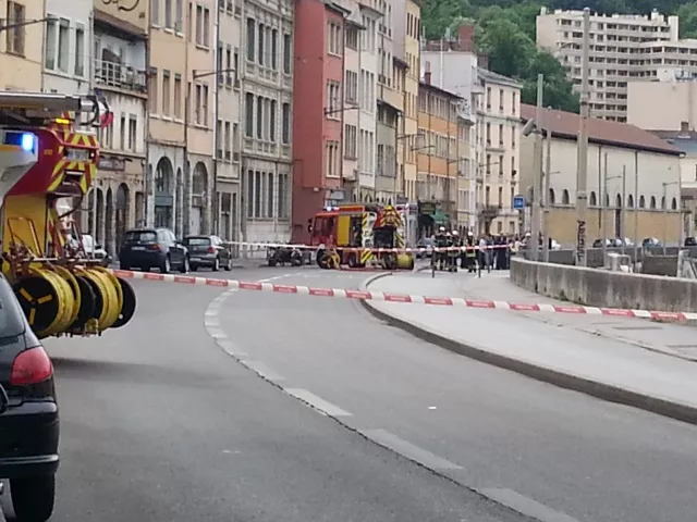 Lyon : une fuite de gaz quai Pierre Scize