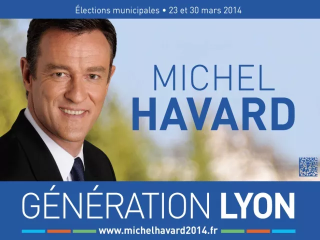 Municipales à Lyon : Michel Havard dévoile son affiche de campagne