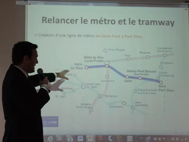 Municipales à Lyon : Michel Havard veut son métro, quitte à ne pas l'inaugurer lui-même