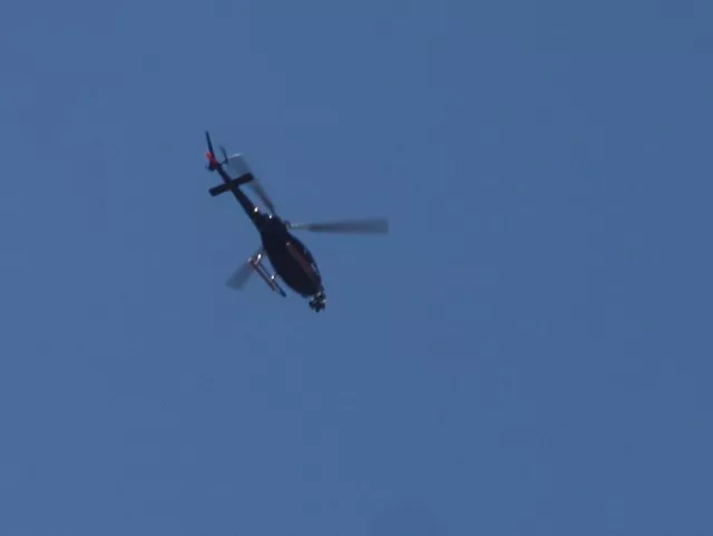 Un hélicoptère du film "Les Schtroumpfs 2" surprend les Lyonnais