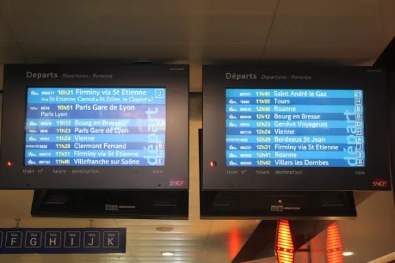 Incident à Mâcon : des trains au départ de Lyon accusent du retard