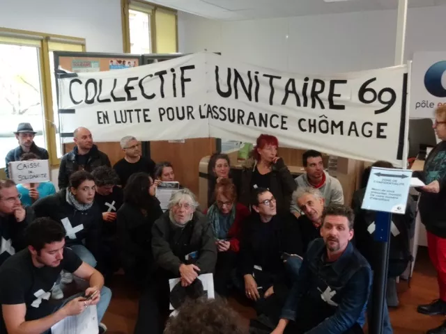 Lyon : le collectif unitaire 69 investit un Pôle Emploi