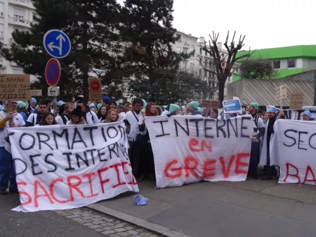 Lyon : près de 150 internes manifestent ce mercredi