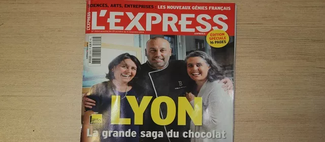 Les chocolatiers lyonnais en Une de l'Express