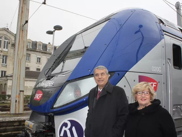Le Régio2N Rhône-Alpes inauguré à la Gare de Perrache ce mercredi