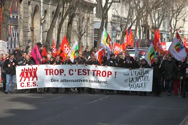 1 700 manifestants à Lyon pour dénoncer le plan de rigueur