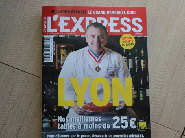 Lyon : les bonnes tables de l'Express pour moins de 25 euros