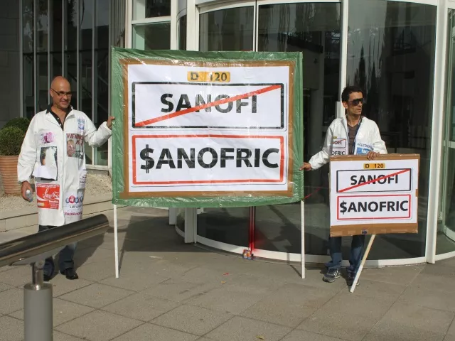 Sanofi : 1000 personnes dans les rues pour défendre leurs emplois