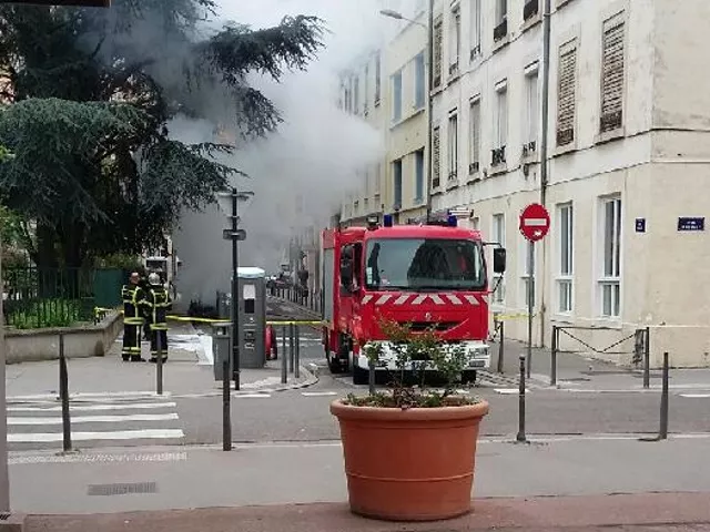Lyon : deux voitures Bluely en feu, une école maternelle évacuée
