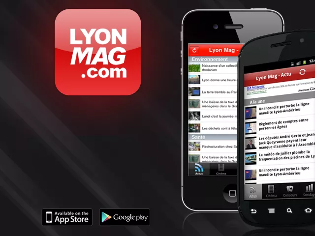 T&eacute;l&eacute;chargez les applications LyonMag pour Android et iPhone !