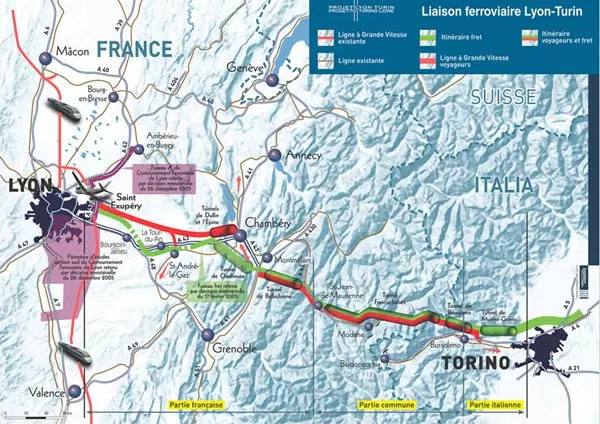 Le TGV Lyon - Turin au programme du conseil des ministres