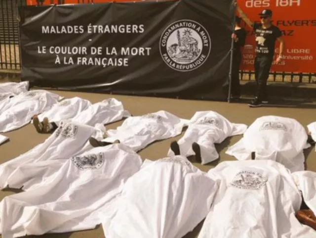 Lyon : une opération coup de poing pour dénoncer "le couloir de la mort à la française"