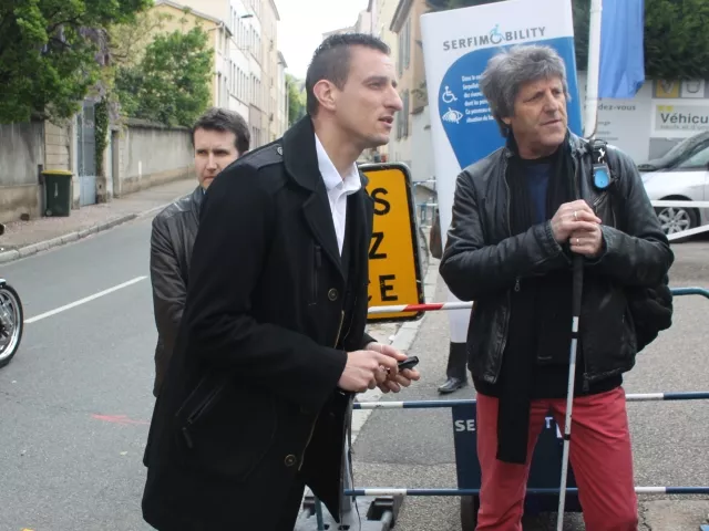 Lyon : un dispositif testé pour sécuriser les chantiers pour les handicapés