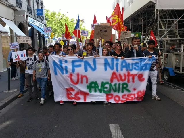 150 personnes réunies contre l'extrême-droite à Lyon