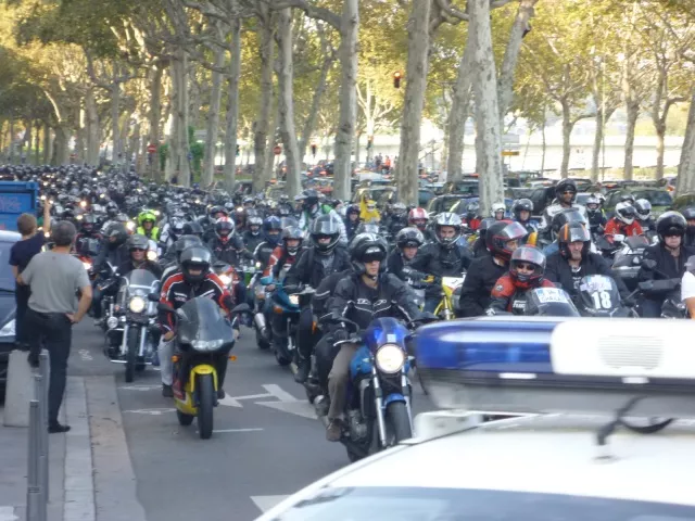 Manifestations à Lyon : les motards ont été les seuls à faire du bruit