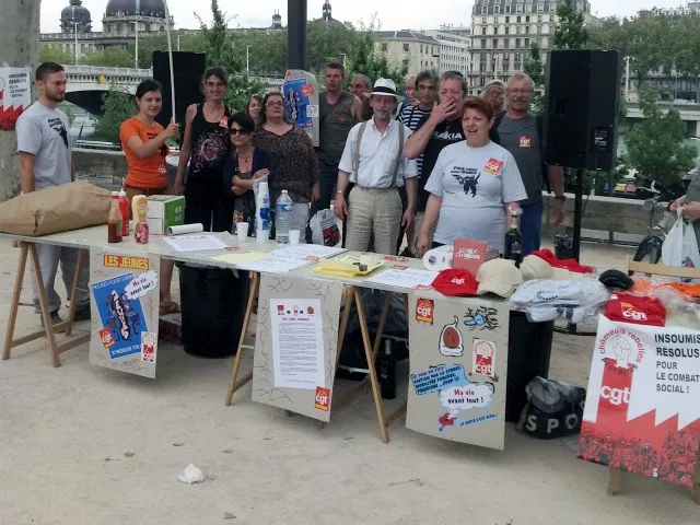 Lyon : manifestation contre le travail obligatoire