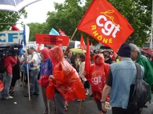 A Lyon, EDF/GDF et la Poste rejoignent le mouvement de grève de la SNCF