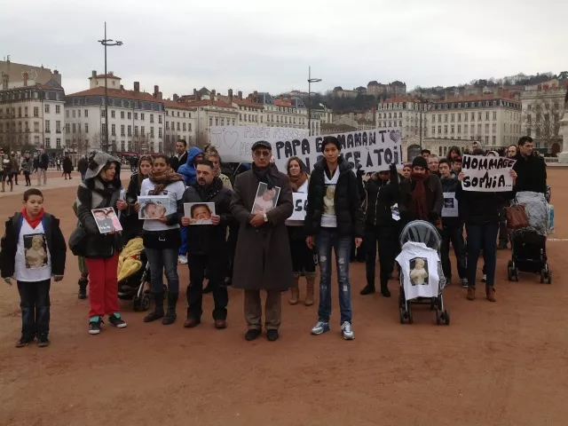 Lyon : près de soixante-dix personnes pour rendre hommage à Sophia