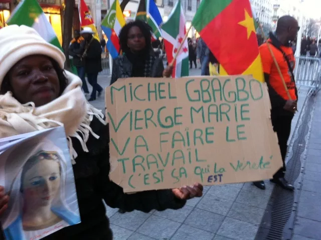 Lyon : environ cinquante personnes rassemblées pour Michel Gbagbo