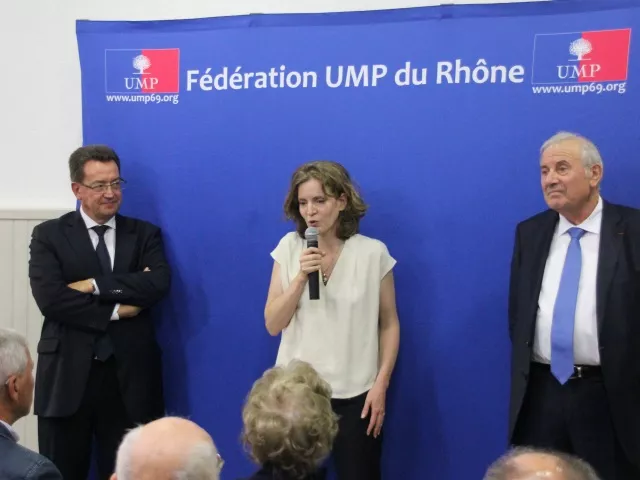 A Lyon, Nathalie Kosciusko-Morizet a parlé de l'UMP plutôt que de Sarkozy