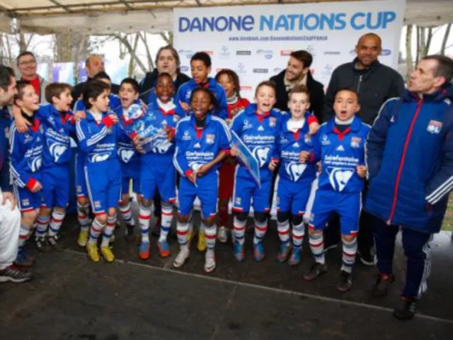La classe biberon de l'OL remporte le tournoi qualificatif de la Danone Nations Cup