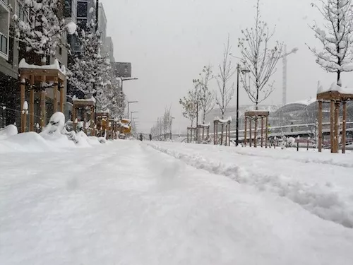 La neige est attendue &agrave; Lyon lundi matin