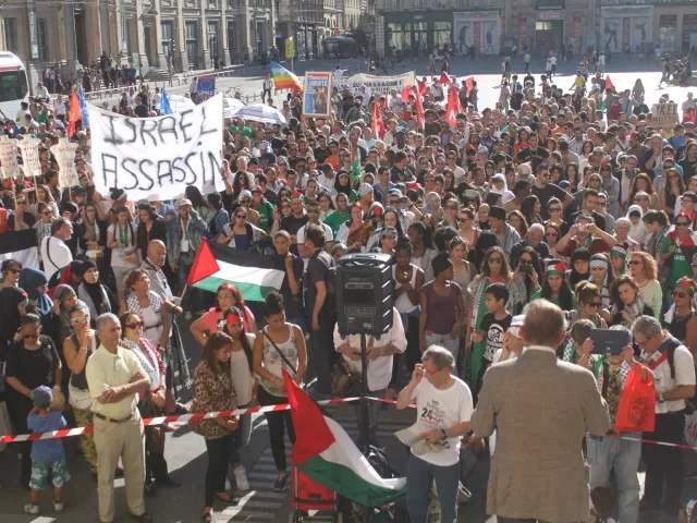 Plus de 500 personnes réunies à Lyon pour soutenir le peuple palestinien