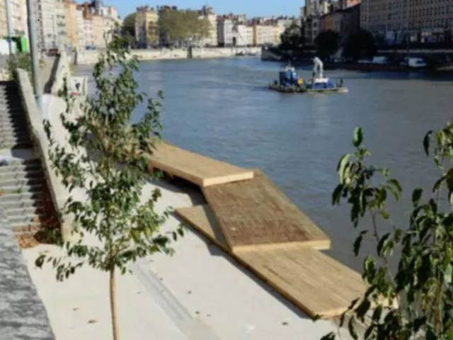 Lyon : une séquence des rives de Saône ouverte au public, ce vendredi soir
