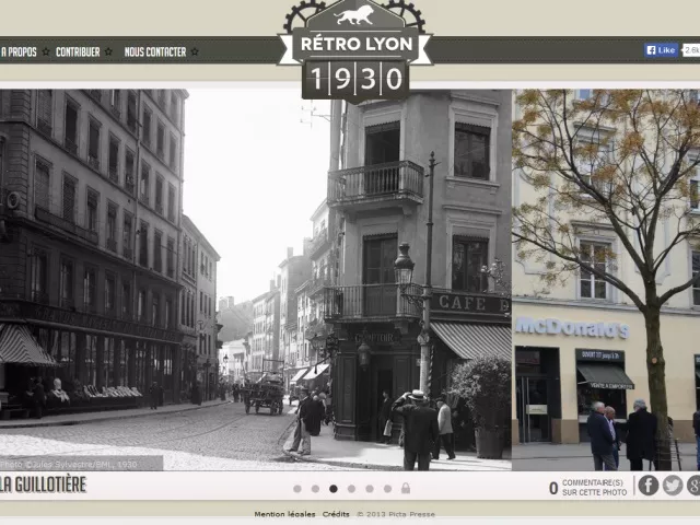 Retro Lyon : de 1929 à 2014, un étudiant vous fait découvrir l'effet du temps sur Lyon