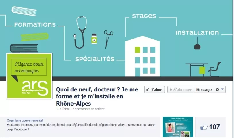 L'agence régionale de santé drague les jeunes médecins via Facebook