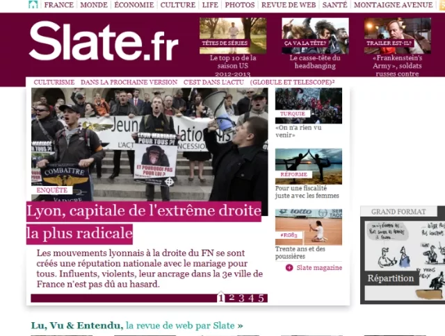 Slate.fr sort une enquête sur l'extrême-droite à Lyon