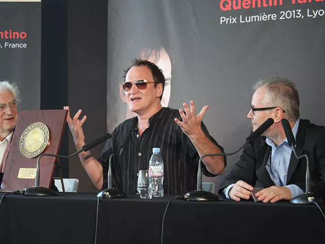 Quentin Tarantino : &quot;Lyon a mis un visage sur la reconnaissance du public pour mon travail&quot;