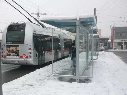 Lyon : les TCL perturb&eacute;s jeudi matin &agrave; cause de la neige (M&agrave;j)
