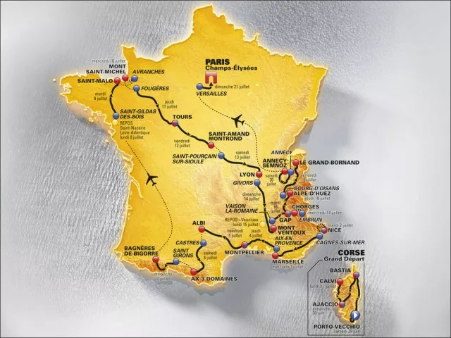 Officiel : le Tour de France 2013 passera par Lyon !
