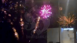 Avant d&rsquo;affronter l&rsquo;OL, des feux d&rsquo;artifice tir&eacute;s devant l&rsquo;h&ocirc;tel du Fenerbah&ccedil;e